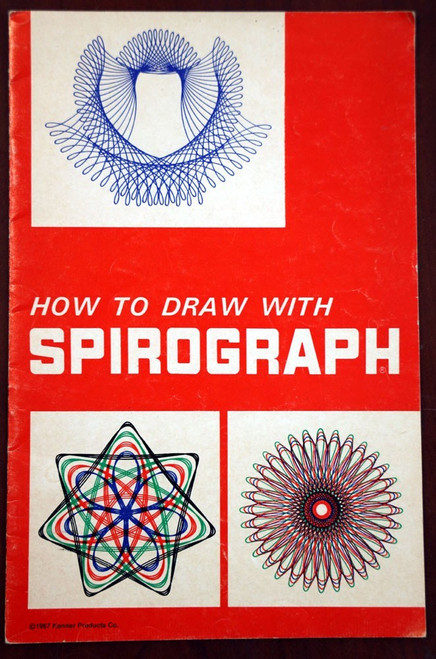 How to Draw with SPIROGRAPH c. 1967 Kenner Products Co. Vintage Instruction Book