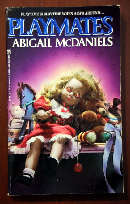 PLAYMATES by Abigail McDaniels 1993 Vintage Zebra Horror Paperback 1st Printing