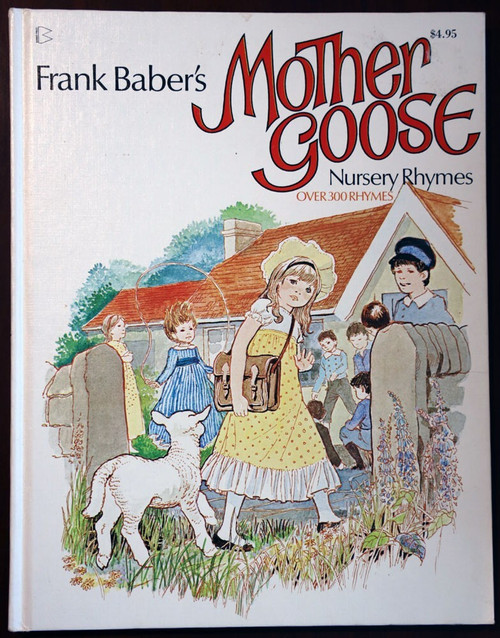 Frank Baber's MOTHER GOOSE Nursery Rhymes 1976 Banner Press Hardcover VINTAGE