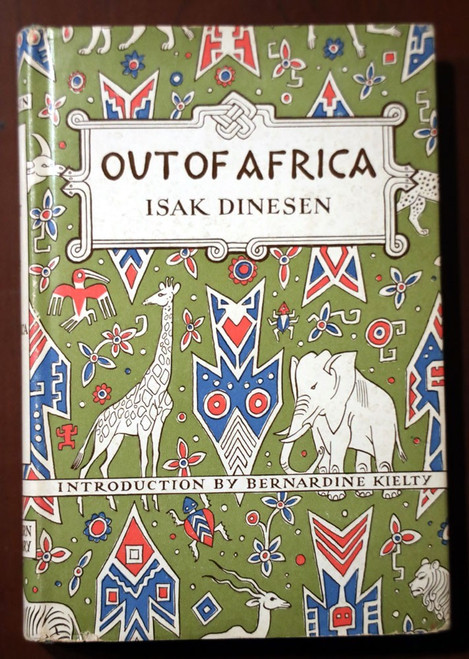 OUT OF AFRICA by Isak Dinesen 1952 Modern Library #23 HC/DJ Bernardine Kielty