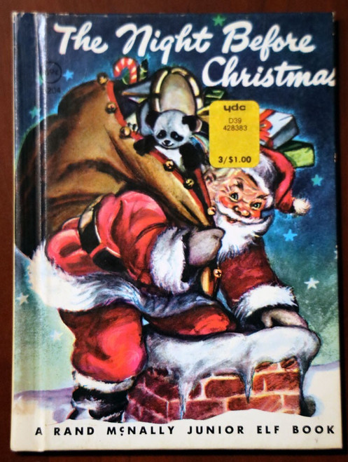 The Night Before Christmas by Clement C. Moore / Elizabeth Webbe 1950 Junior Elf