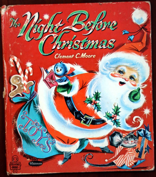 The Night Before Christmas by Clement C. Moore 1963 Whitman Tell-A-Tales #2517