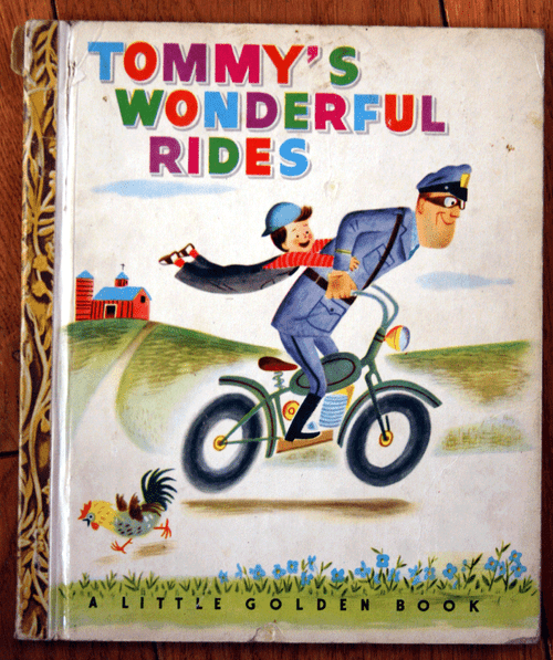 Tommy's Wonderful Rides 1948 Little Golden Book "A" First Edition Helen Palmer