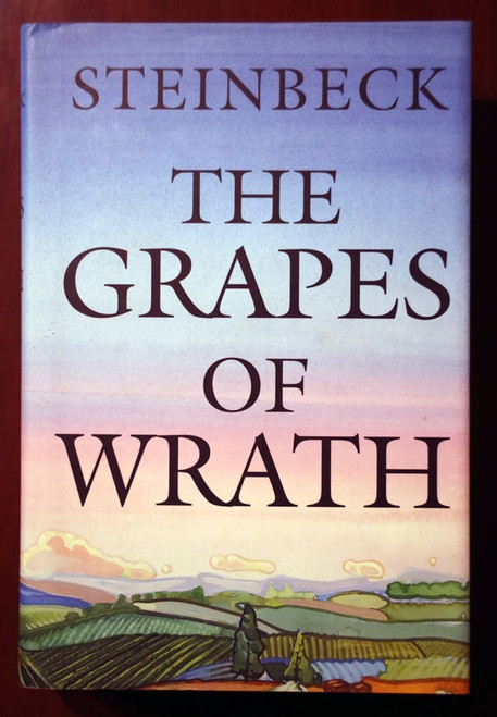THE GRAPES OF WRATH by John Steinbeck 1995 BOMC HC/DJ Excellent Condition