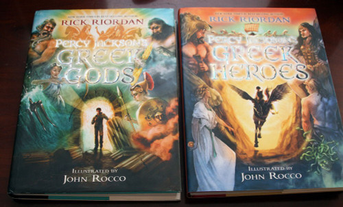 PERCY JACKSON'S GREEK GODS + HEROES by Rick Riordan First Editions HC/DJ Books