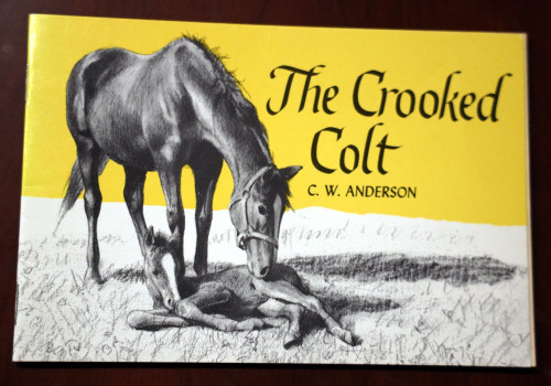 The Crooked Colt by C.W. Anderson 1954 Vintage Weekly Reader Paperback HORSE