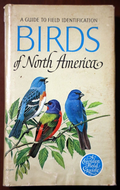 BIRDS OF NORTH AMERICA Golden Guide Field Idenification 1966 HC/DJ Dust Jacket