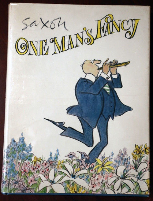 ONE MAN'S FANCY by Charles Saxon 1977 HC/DJ 1st Printing New Yorker Cartoons