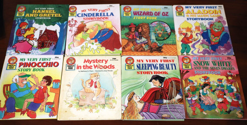 Lot of 8 Creative Child Press Vintage Children's Books Cinderella Wizard of Oz +