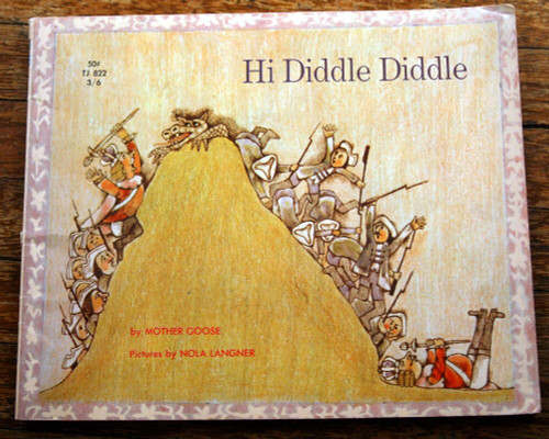 Hi Diddle Diddle by Mother Goose & Nola Langner 1966 1st Printing Scholastic PB