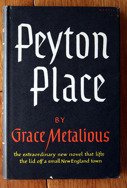 Peyton Place by Grace Metalious 1956 HC/DJ BCE Vintage Novel