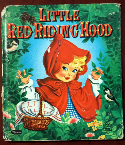LITTLE RED RIDING HOOD Zillah Lesko 1957 Vintage Tell-A-Tales #2507 Whitman