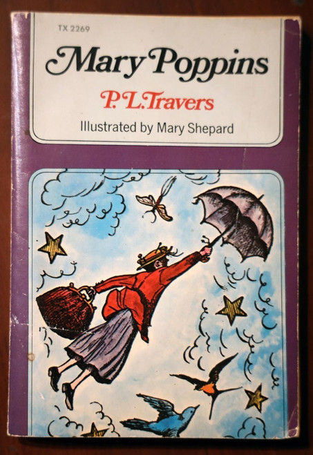 MARY POPPINS by P.L. Travers 1972 Vintage Scholastic Paperback 1st Printing