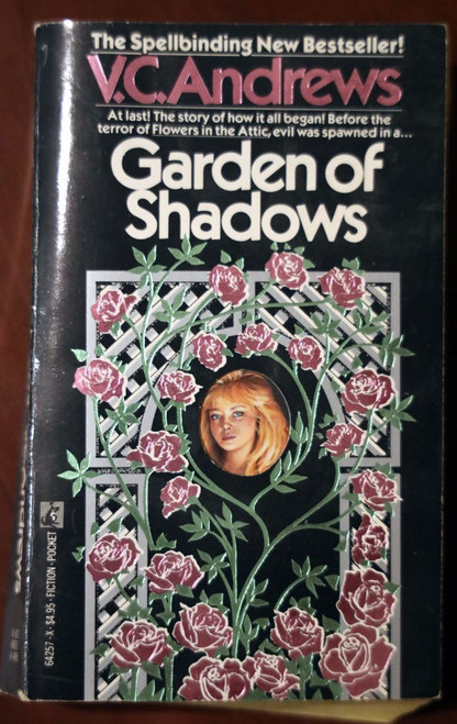 Garden of Shadows by V.C. Andrews 1987 1st Printing Vintage Paperback Key-hole
