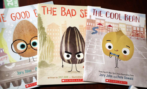 THE COOL BEAN/BAD SEED/GOOD EGG by Jory John & Pete Oswald Scholastic Paperbacks