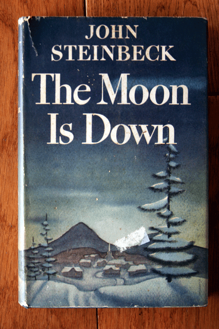 The Moon Is Down by John Steinbeck 1942 HC/DJ $2.00/$5.00 Dust Jacket - Viking