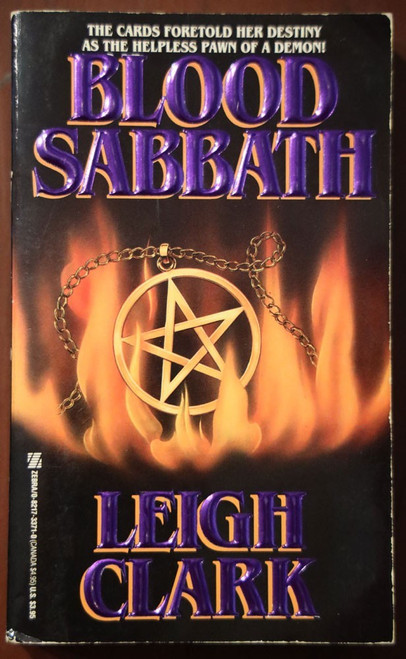 BLOOD SABBATH by Leigh Clark 1991 Vintage Zebra Horror Paperback 1st Printing