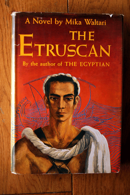THE ETRUSCAN by Mika Waltari 1956 HC/DJ 2nd Impression/Printing "The Egyptian"