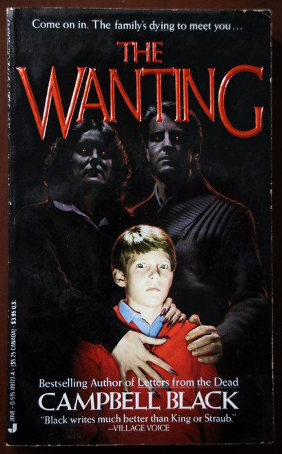 The Wanting by Campbell Black 1987 Vintage JOVE Horror Paperback 1st Printing