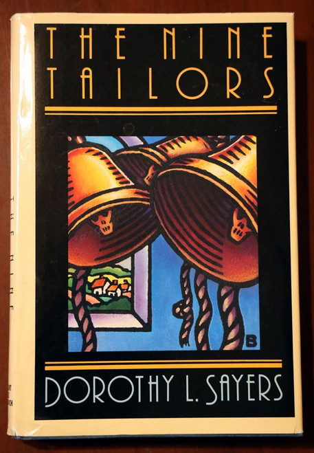 The Nine Tailors by Dorothy L. Sayers 1962 Vintage Hardcover Book Mystery HC/DJ