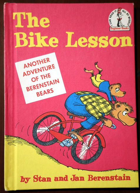 The Bike Lesson by Stan & Jan Berenstain 1964 Dr. Seuss Beginner Books Hardcover