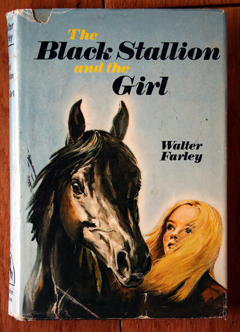 The Black Stallion Girl by Walter Farley 1971 HC/DJ Vintage Random House F-19