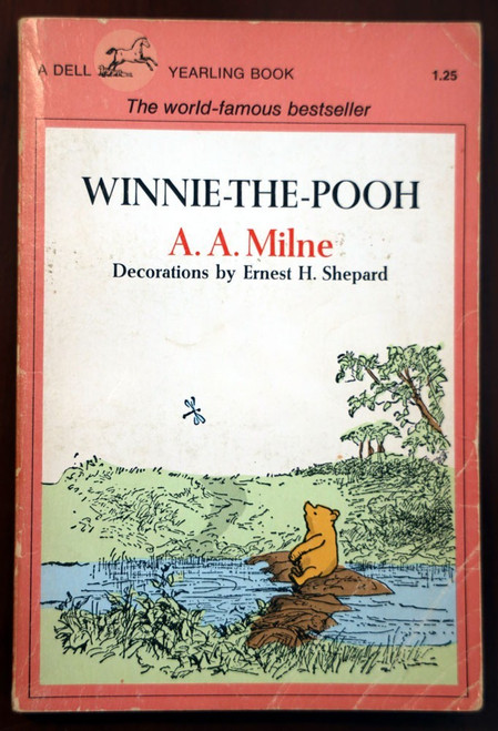 WINNIE-THE-POOH by A.A. Milne 1980 Dell Yearling Vintage Paperback Very Good