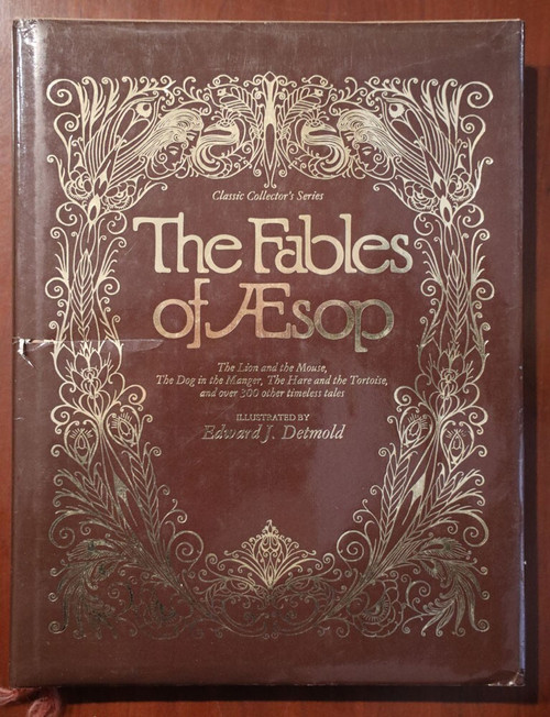 FABLES OF AESOP Illustrated by Edward Detmold 1985 Weathervane HC/DJ Collectible