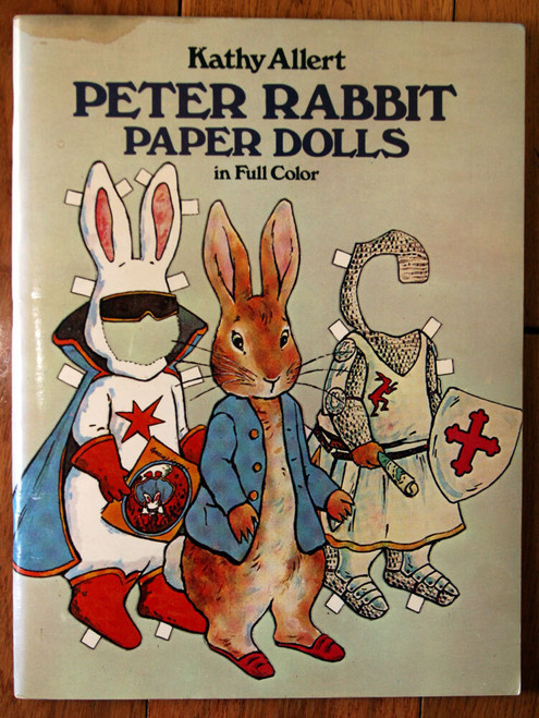 PETER RABBIT PAPER DOLLS In Full Color by Kathy Allert 1982 Vintage Book - Dover