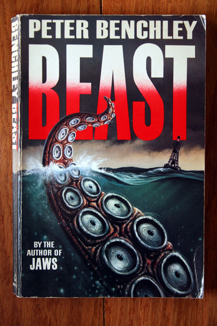 BEAST by Peter Benchley 1991 RARE Trade Paperback Random House "JAWS" Author