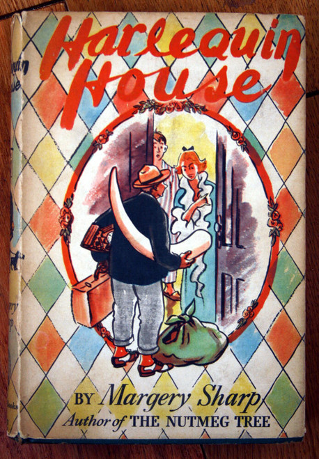 HARLEQUIN HOUSE by Margery Sharp 1944 HC/DJ 1st Edition, 2nd Printing Vintage