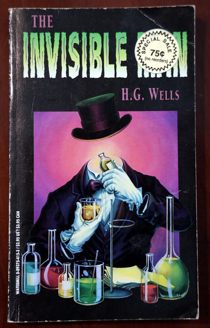 The Invisible Man by H.G. Wells 1980 Watermill Classic Vintage Paperback Book