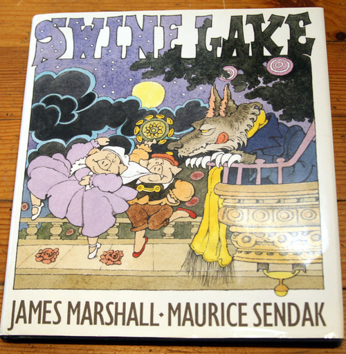 SWINE LAKE by James Marshall & Illustrated by Maurice Sendak 1999 1st Edition 