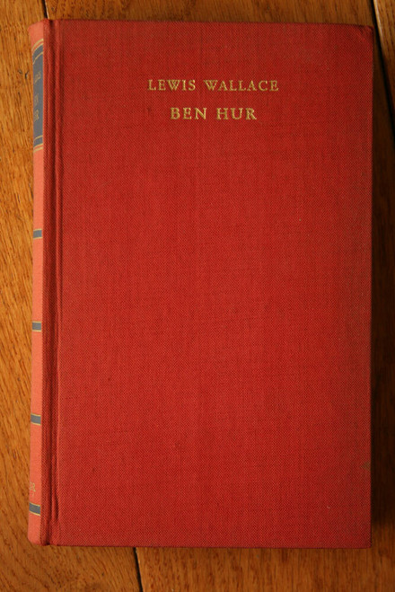 BEN HUR by Lewis Wallace Vintage Red Hardcover c. 1960's GERMAN LANGUAGE TEXT