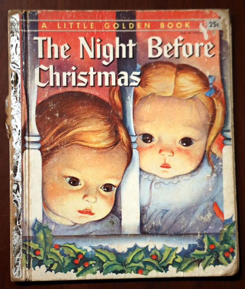Night Before Christmas Illustrated by Eloise Wilkin 1955 "A" Little Golden Book