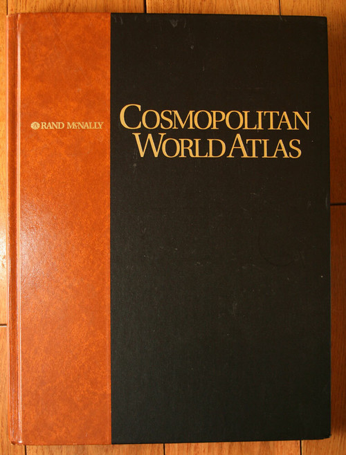 Rand McNally Cosmopolitan World Atlas (1994) Large Oversized Hardcover 11" x 15"
