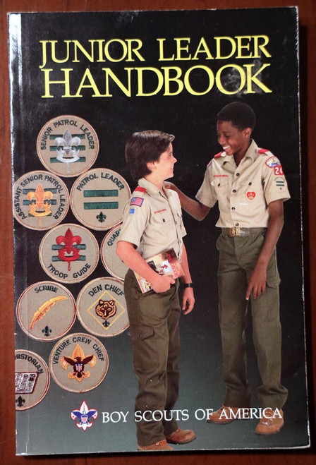 JUNIOR LEADER HANDBOOK Boy Scouts of America 1992 Paperback BSA No Handwriting