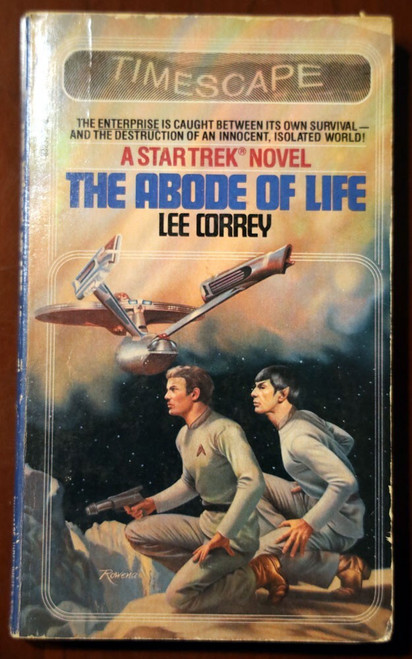 The Abode of Life by Lee Correy 1982 Timescape STAR TREK Novel Vintage Paperback