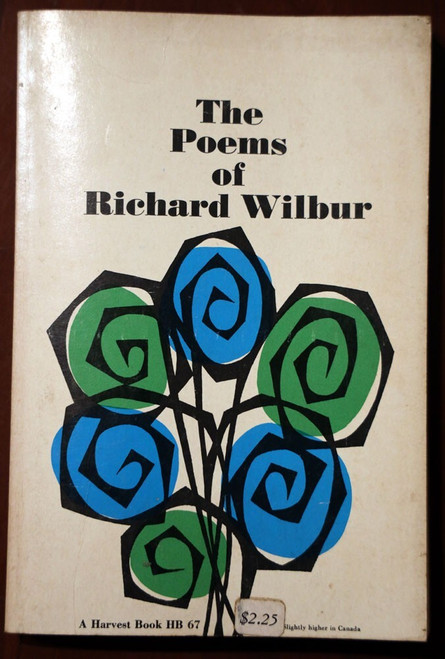 The Poems of Richard Wilbur 1963 Vintage Harvest Paperback HB 67 POETRY