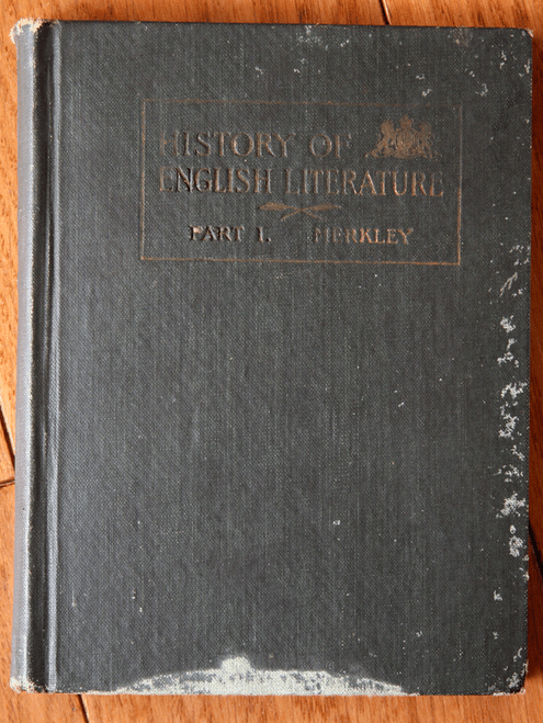History of English and American Literature by George E. Merkley 1895 Part I