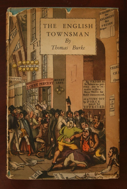 The English Townsman by Thomas Burke 1947 HC/DJ Charles Scribner's Sons RARE