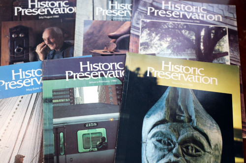 National Trust for HISTORIC PRESERVATION 6 Magazine Issues 1979-1980 1-6 Vol. 32