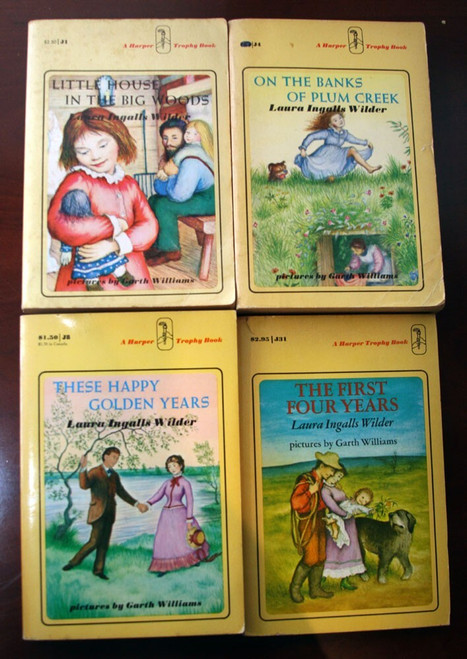 LAURA INGALLS WILDER Book Lot LITTLE HOUSE Series 1971 Vintage Harper Paperbacks