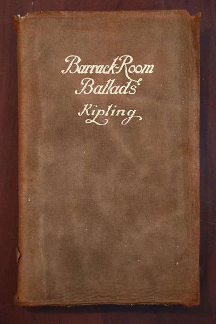 Barrack-Room Ballads by Rudyard Kipling LEATHER Barse & Hopkins ANTIQUE Book