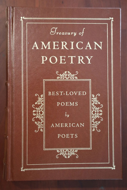 Treasury of AMERICAN POETRY Best-Loved Poems Barnes & Noble Leather Book 1993