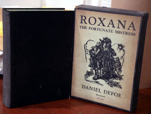 ROXANA The Fortunate Mistress by Daniel DeFoe 1931 Bibliophilist Society Vintage