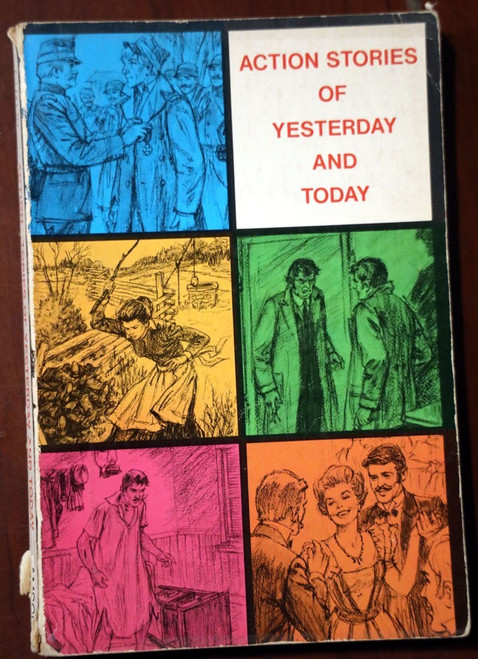 Action Stories of Yesterday and Today AMSCO 1971 Vintage School Book High School