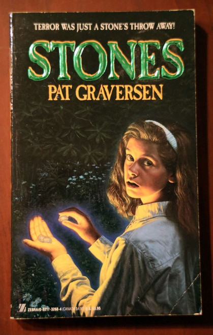 STONES by Pat Graversen 1991 Vintage Zebra Horror Paperback 1st Printing OOP VG+