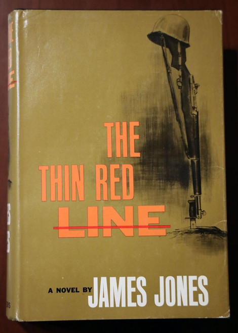 The Thin Red Line by James Jones 1962 HC/DJ Vintage Book Charles Scribner's Sons