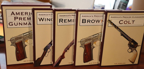 AMERICA'S PREMIER GUNMAKERS by KD Kirkland 4-Volume Boxed Book Set Guns/Firearms